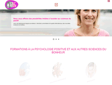 Tablet Screenshot of ecole-du-positif.com